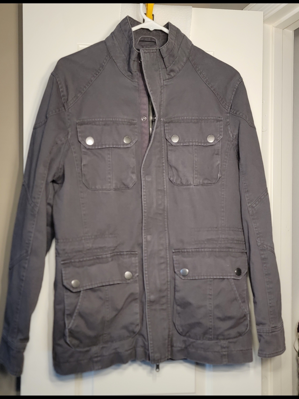 Marc Anthony Dark Gray Military Field Jacket